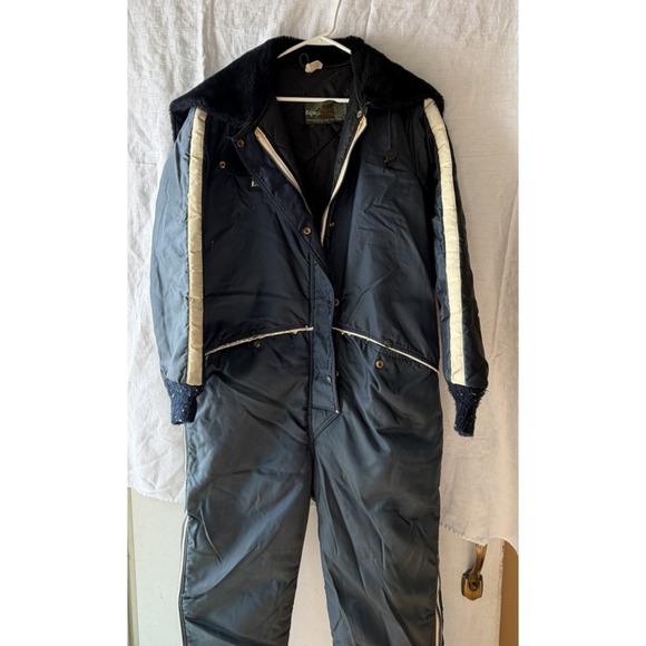 VTG REFRIGIWEAR-Insulated Coveralls Cold Snow Winter Freezer Suit Snap Zip Men L - Picture 3 of 11